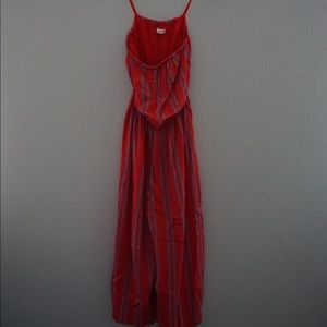 Urban Outfitters Red Jumpsuit